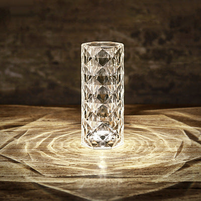 RoseLamp™ | Illuminate Love with RoseLamp™ Crystal Diamond Table Lamp!