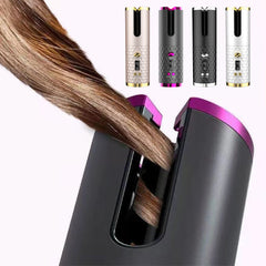 Automatic Rotating Hair Curler With LCD Display